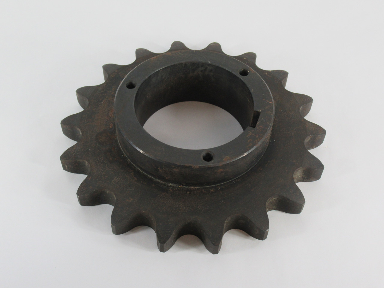 Generic H120R18 Roller Chain Sprocket R1 Bushing 18 Teeth 120 Chain USED