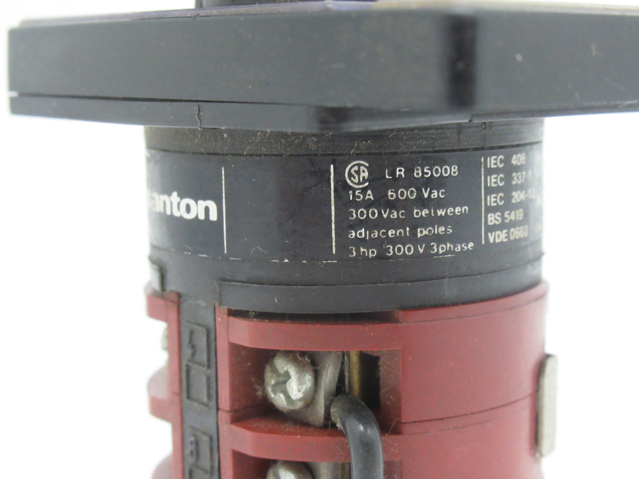 Santon GN20-P-D53 Rotary Switch Assembly 4-Position 600V 15A USED