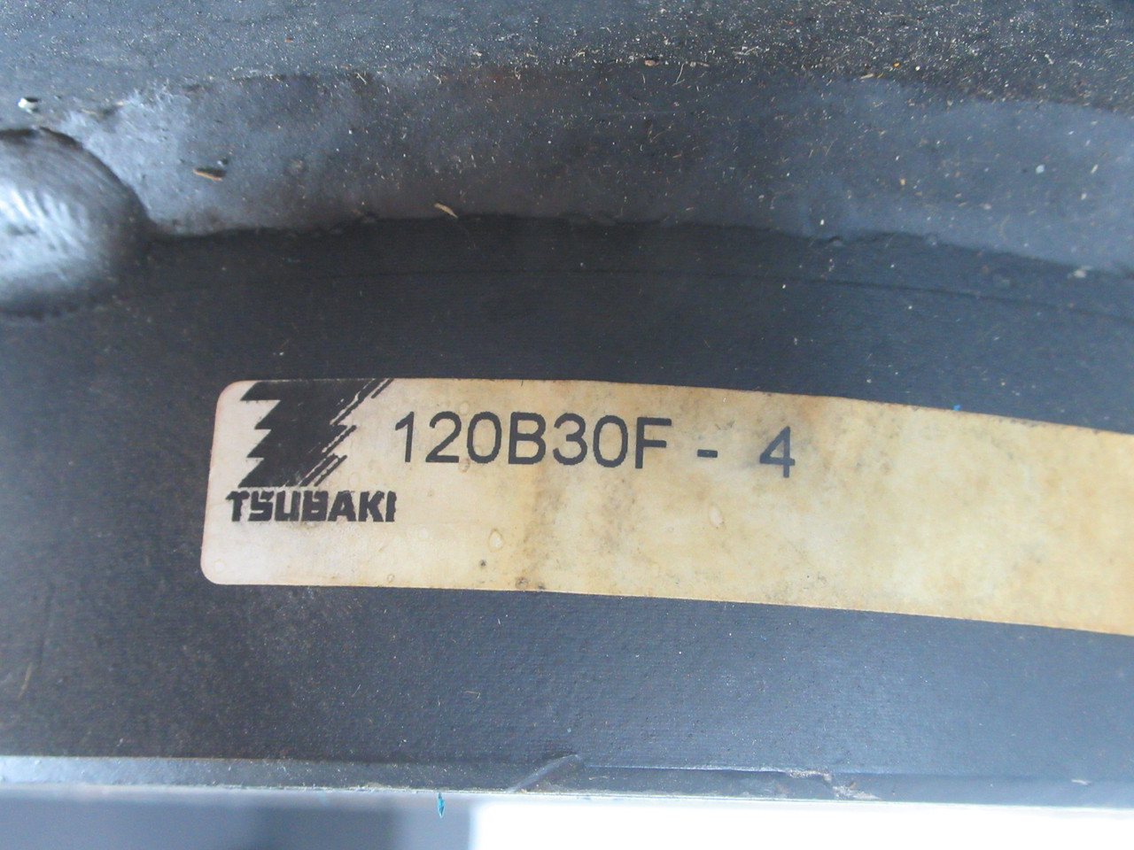 Tsubaki 120B30F-4 Roller Chain Sprocket 4" Bore 30 Teeth 120 Chain USED