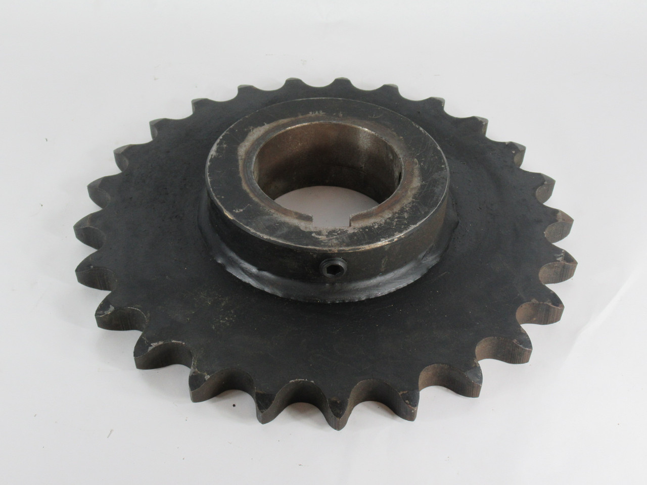 Tsubaki 140B25F4-1/4 Roller Chain Sprocket 4-1/4" Bore 25 Teeth 140 Chain USED