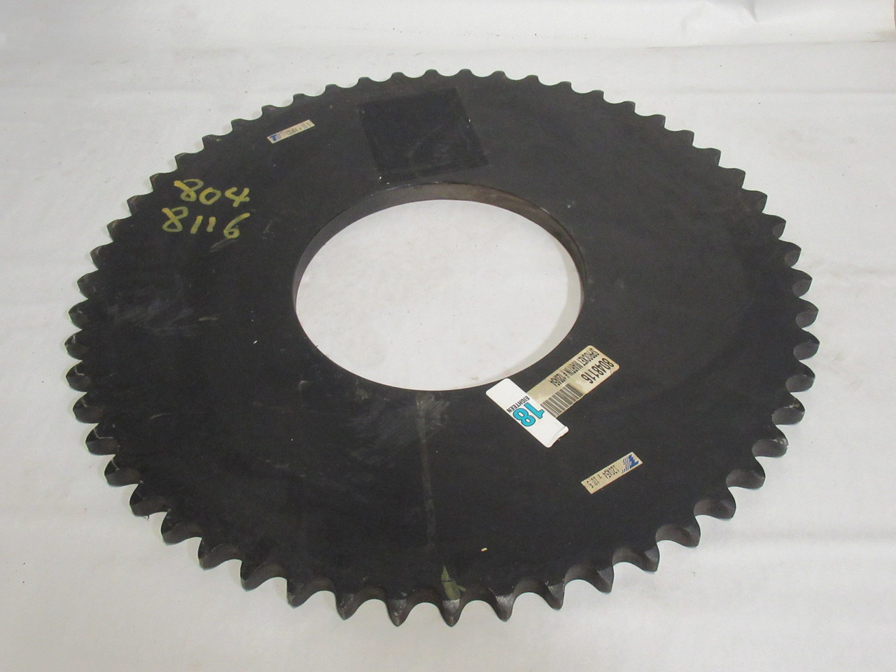 Tsubaki 120A54X10.5 Roller Chain Sprocket 10.5" Bore 54 Teeth 120 Chain USED
