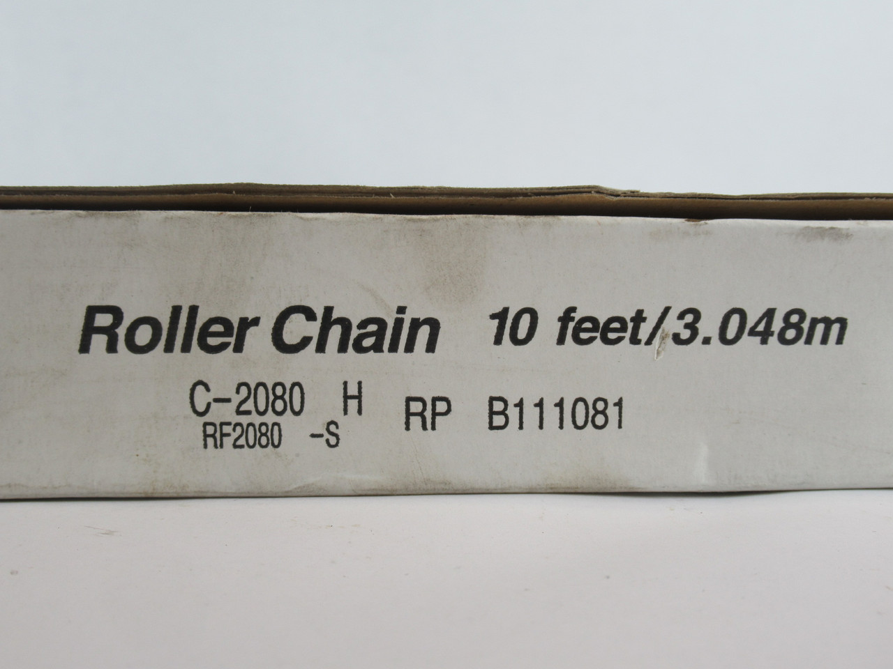 Tsubaki RF2080-S Roller Chain 2" Pitch 10' Length SHELF WEAR NEW