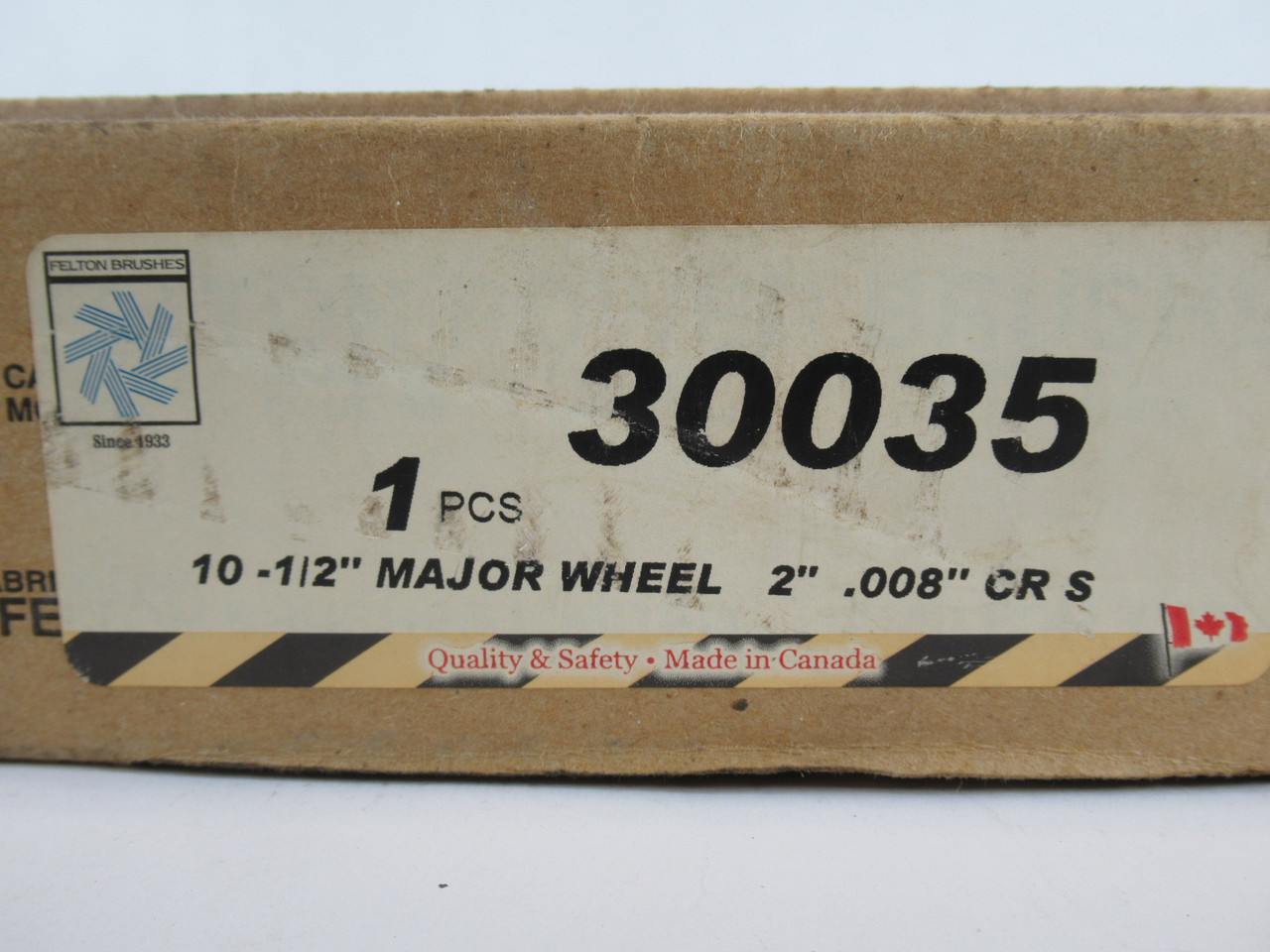 Felton Brushes 30035 Circular Crimped Wire Brush 10-1/2" OD 2" ID SHELF WEAR NEW