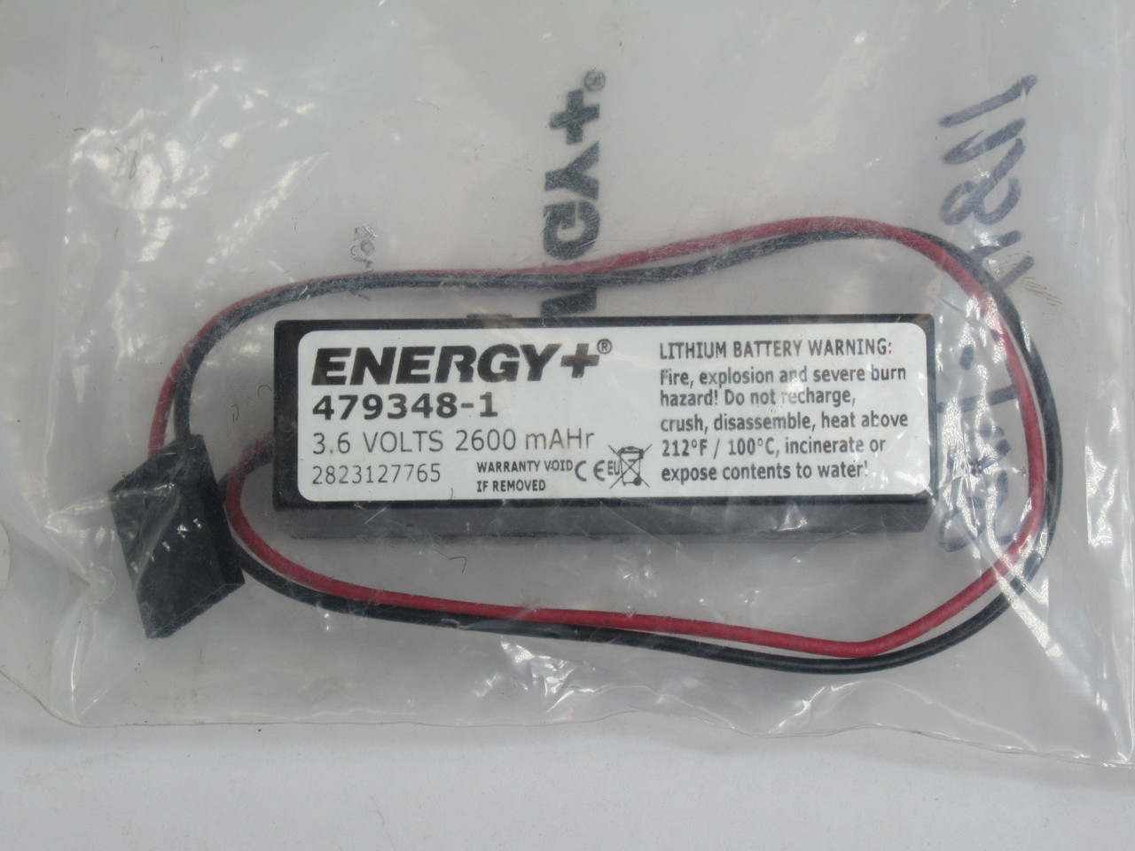 Energy+ 479348-1 Lithium Battery 3.6V 2600mAh NWB
