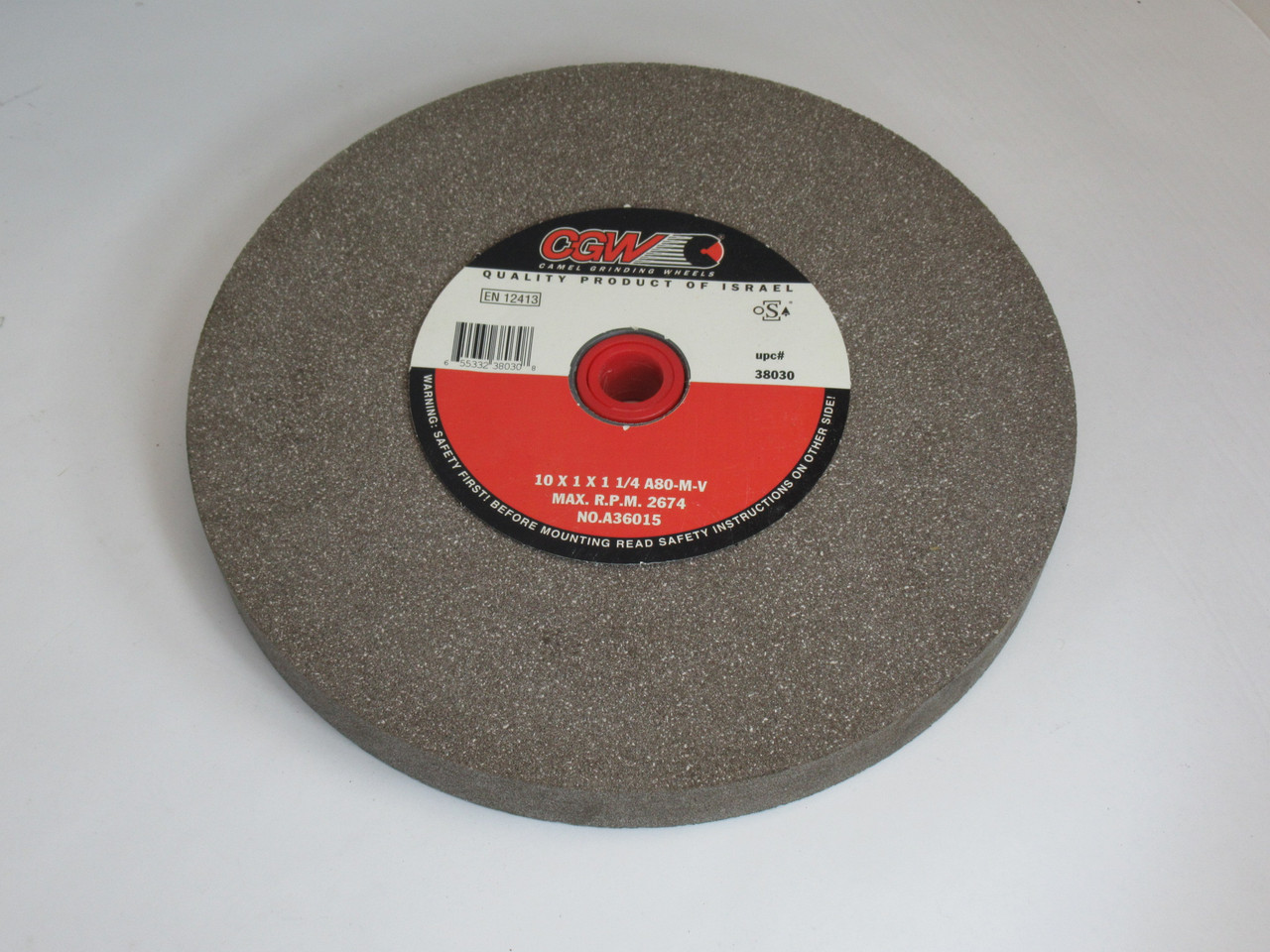 Camel Grinding Wheels WB1-259-080MC Grinding Wheel 10x1x1-1/4" A80 BOX DMG NEW