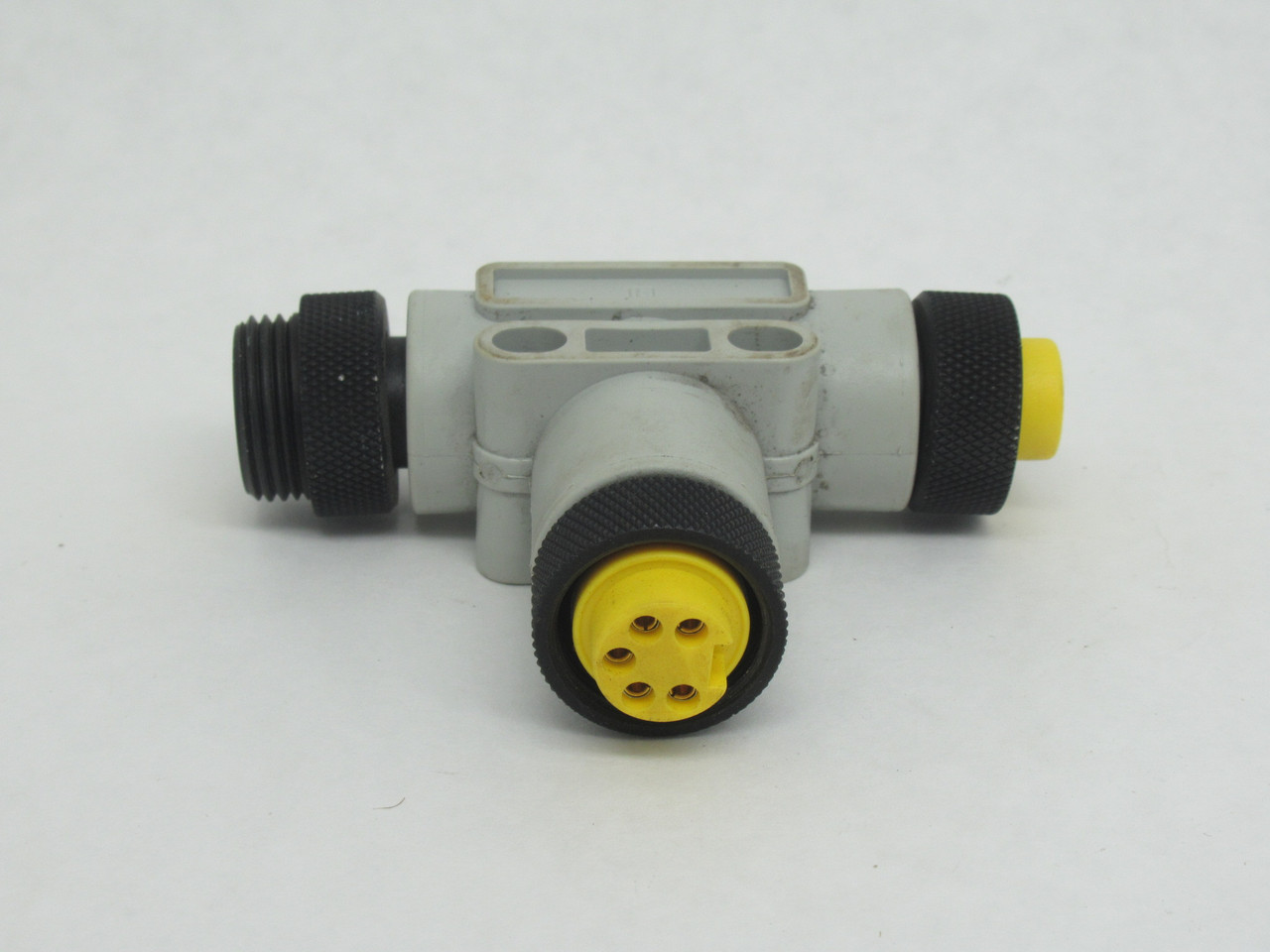 Lumberg Automation 0906-UTP-301 Splitter/T-Connector 7/8" Male 7/8" Female USED