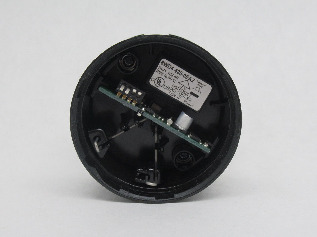 Siemens 8WD4420-0EA2 Multi-Tone Siren Element 24VAC/DC 102dB 70mm D USED