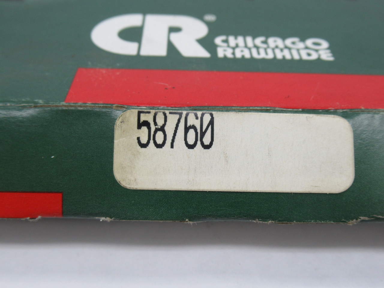 Chicago Rawhide 58760 Oil Seal 7.5" OD 5.875" ID 0.5" W SHELF WEAR NEW