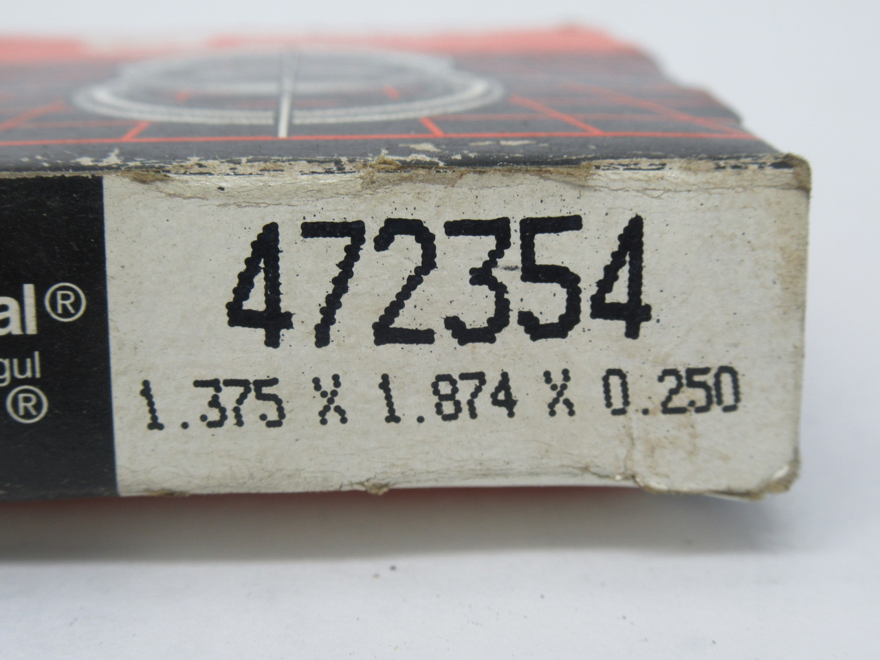 Federal Mogul 472354 National Oil Seal 1.874" OD 1.375" ID 0.25"W SHELF WEAR NEW