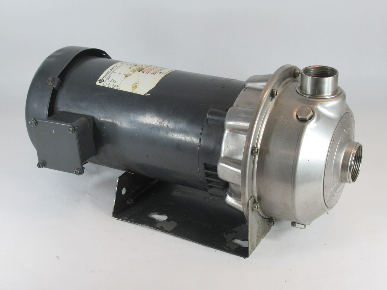 Goulds 2ST1H6A4 Centrifugal Pump C/W Franklin Electric 3HP 3450RPM 575V USED