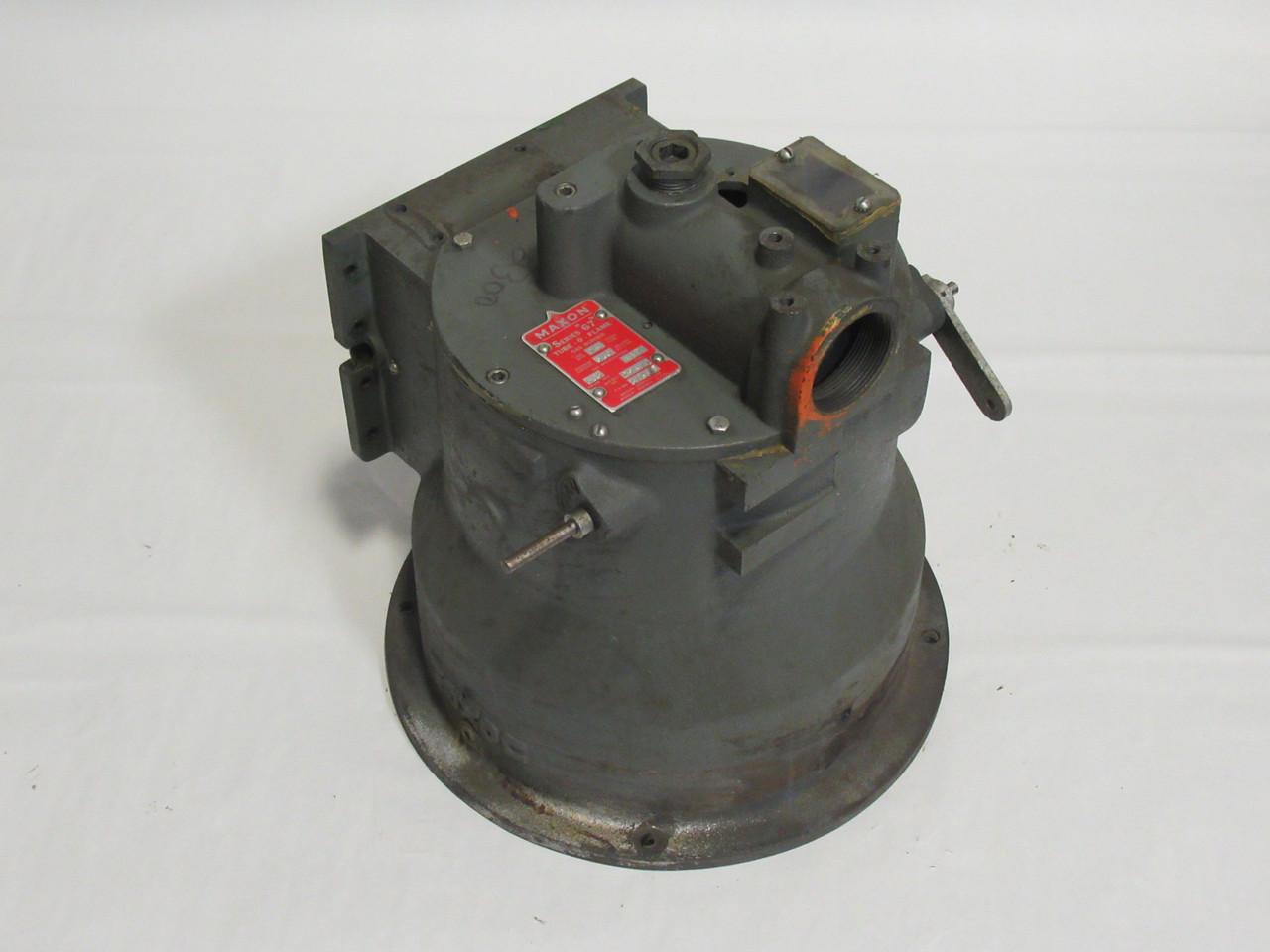 Maxon 29471 Natural Gas Burner Flange Housing 5M BTU/Hr 4.3 Gauge W.C. USED