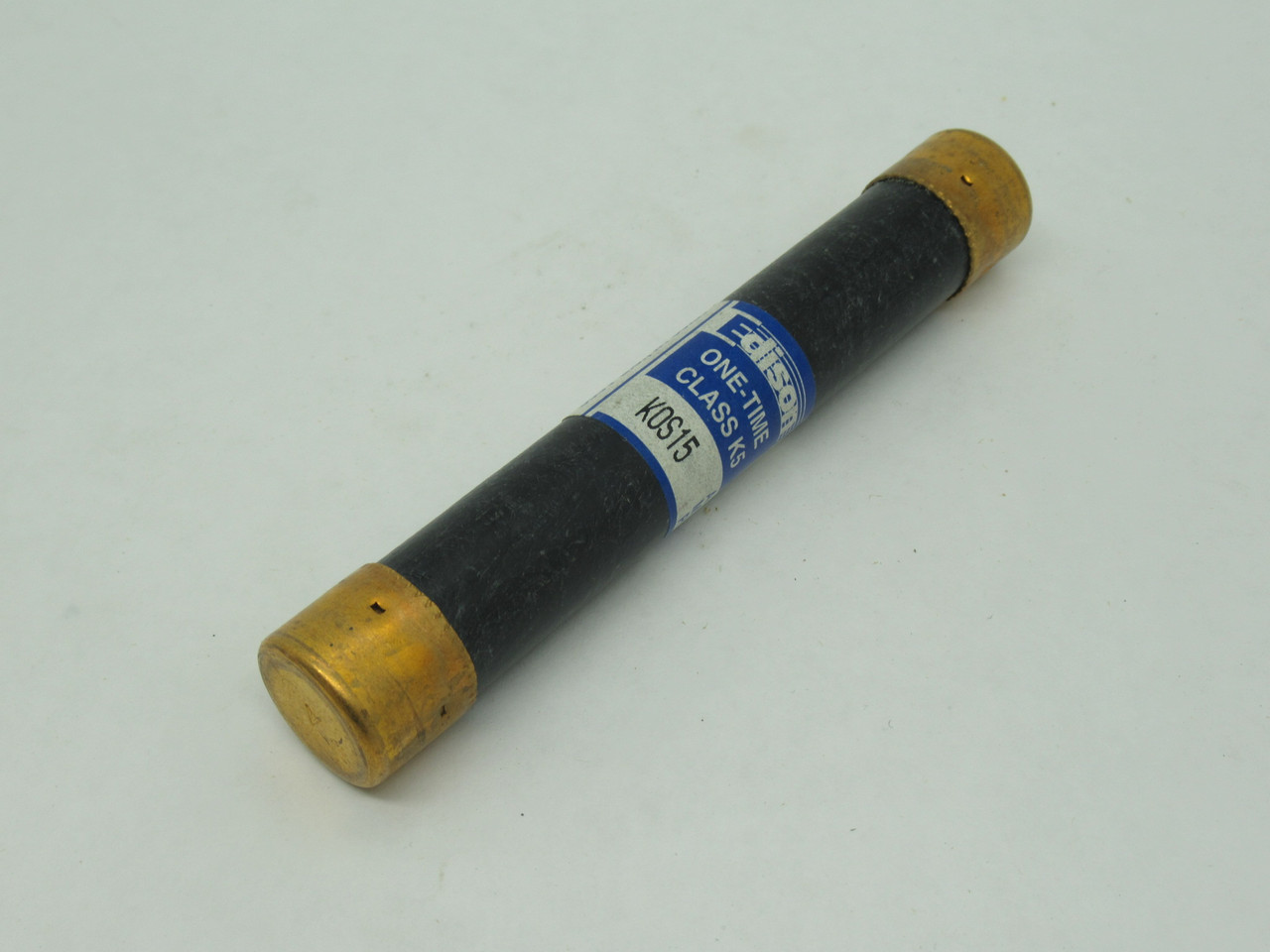 Edison KOS15 One-Time Fuse Class K5 15A 600VAC USED