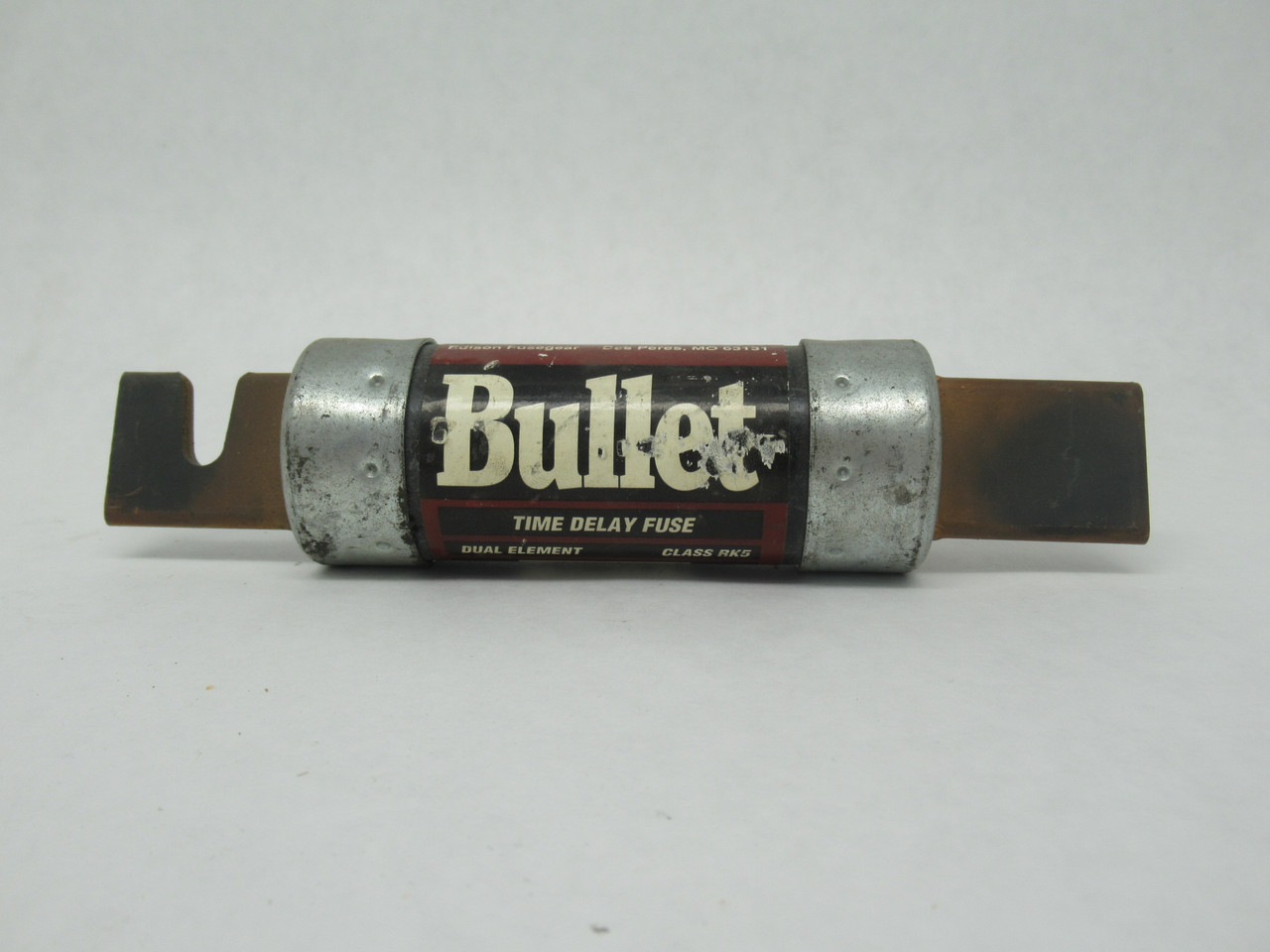 Edison ECNR110 Bullet Time Delay Dual Element Fuse 110A 250VAC USED