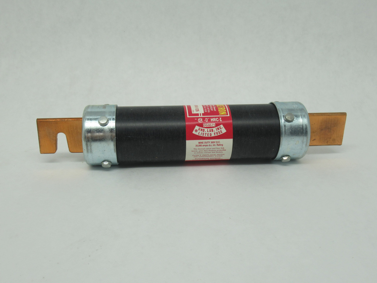 Bussmann FRS-R-125 Fusetron Dual Element Time Delay Fuse 125A DAMAGED BOX NEW