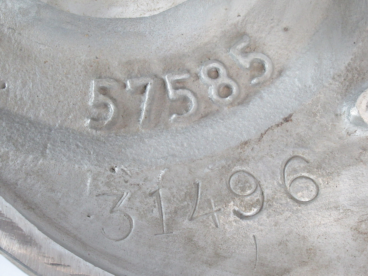 Goulds Pumps 57585 5-Vane Stainless Steel Impeller 4x6x14 13.5" OD USED