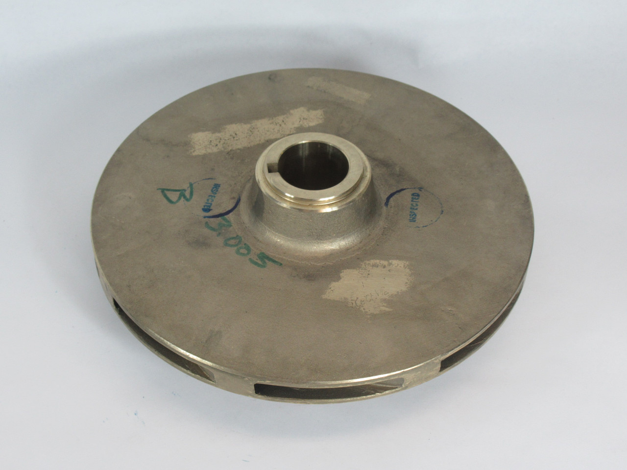 Generic 3942-20 8-Vane Closed Bronze Impeller 8" OD 1-1/4" Bore SHELF WEAR NOP