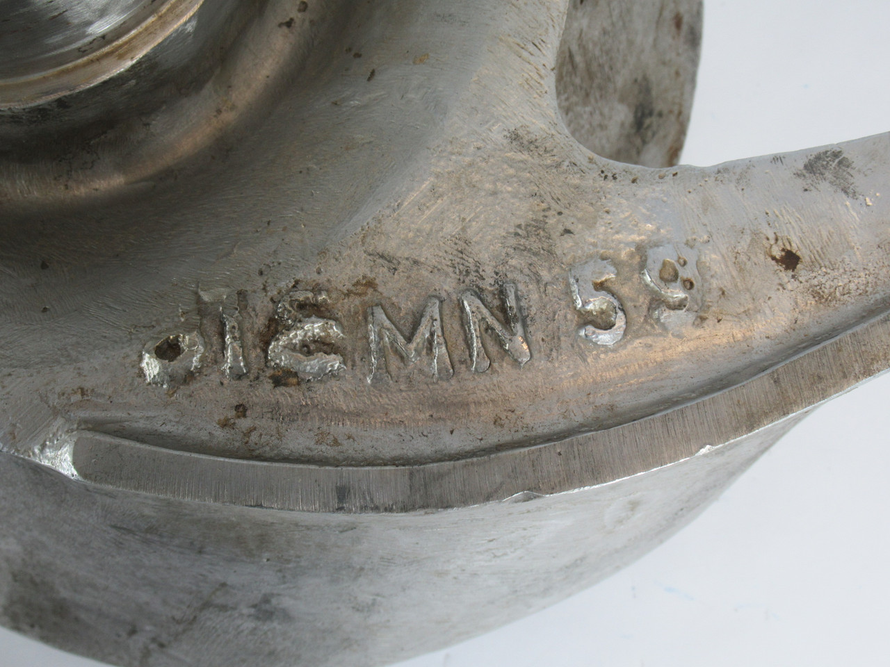 Generic MN59 4-Vane Impeller 16" OD 2-3/4" Bore 3-3/4" LTB USED