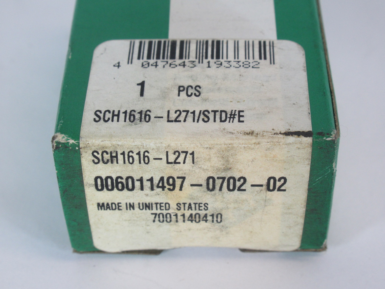 INA SCH1616-L271/STD#E Drawn Cup Needle Roller Bearing 1-15/16" OD 1" Bore NEW