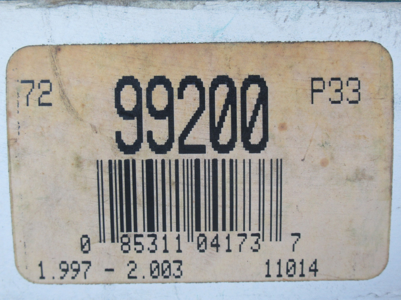 Chicago Rawhide 99200 Speedi-Sleeve 1" W 1.997-2.003" Shaft D SHELF WEAR NEW