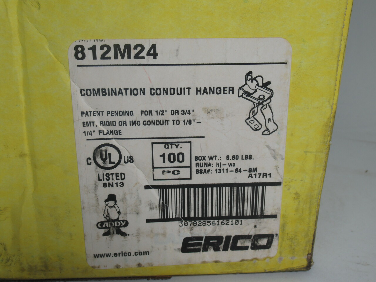 Caddy 812M24 Combination Conduit Hanger For 1/2" or 3/4" EMT Lot of 35 NEW