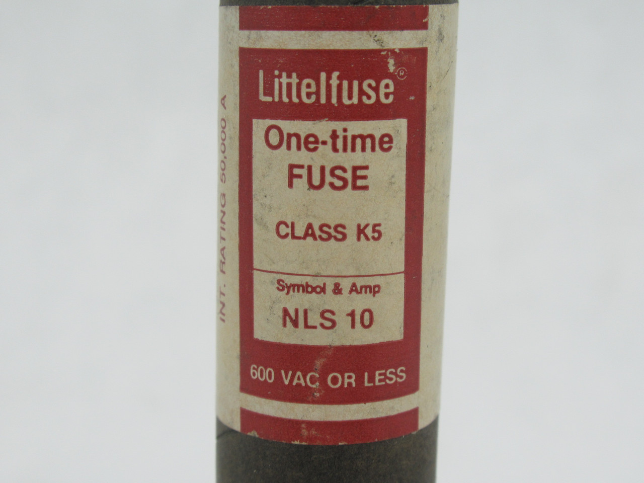 Littelfuse NLS-10 One-Time Fuse 10A 600VAC USED