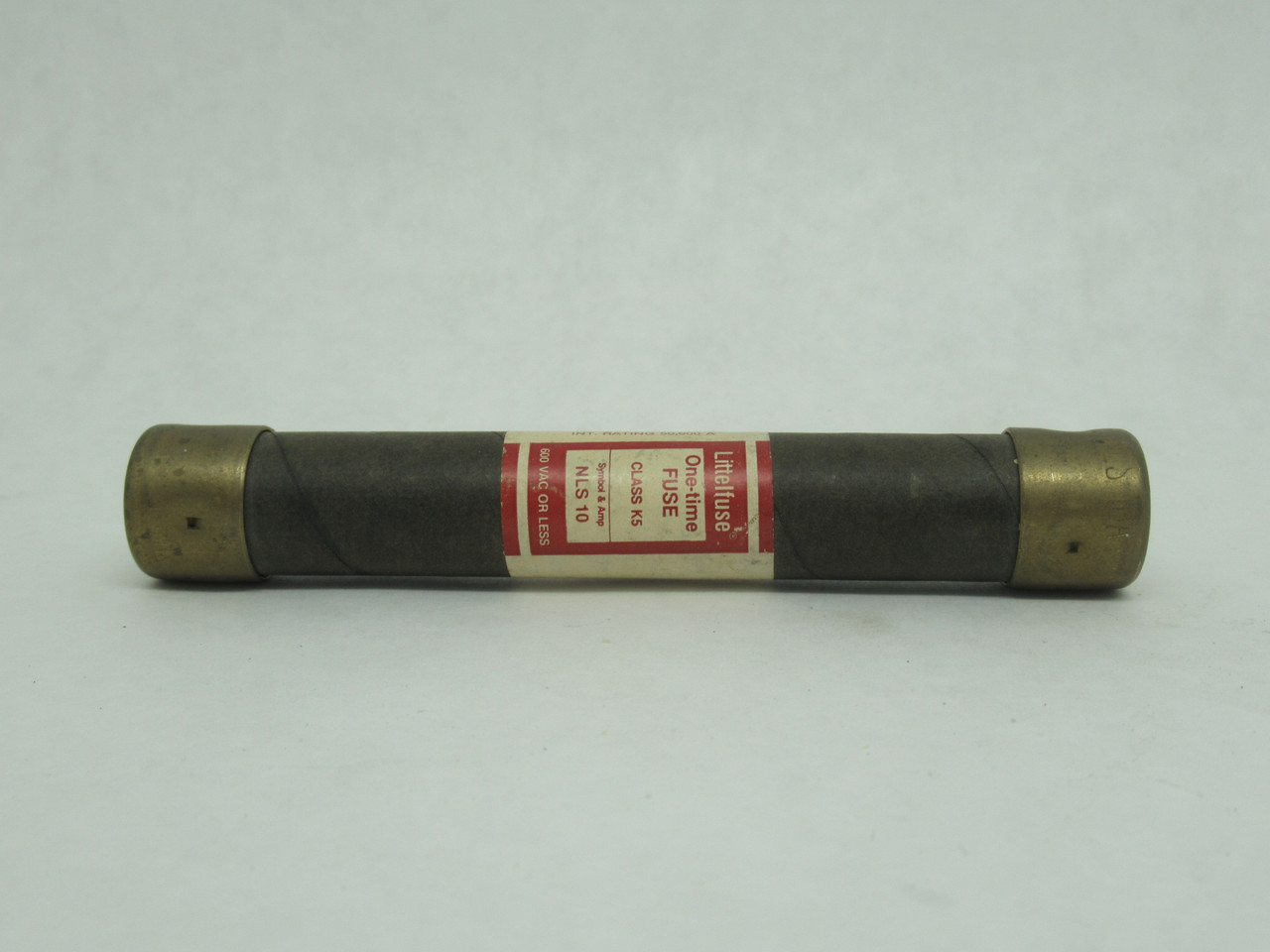 Littelfuse NLS-10 One-Time Fuse 10A 600VAC USED