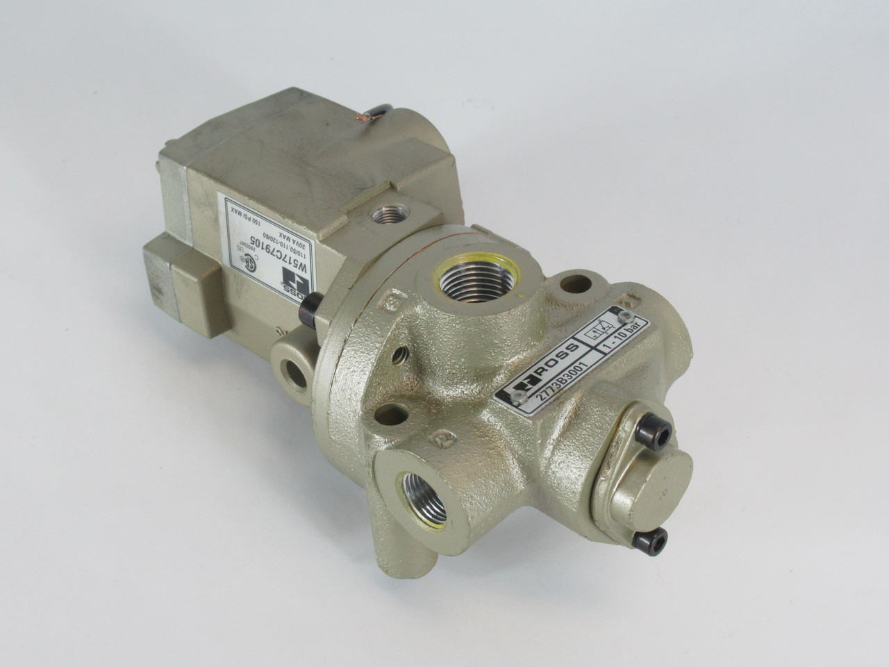 Ross 2773B3001Z Poppet Solenoid Valve 110V/50Hz 110-120V 60Hz SHELF WEAR NEW