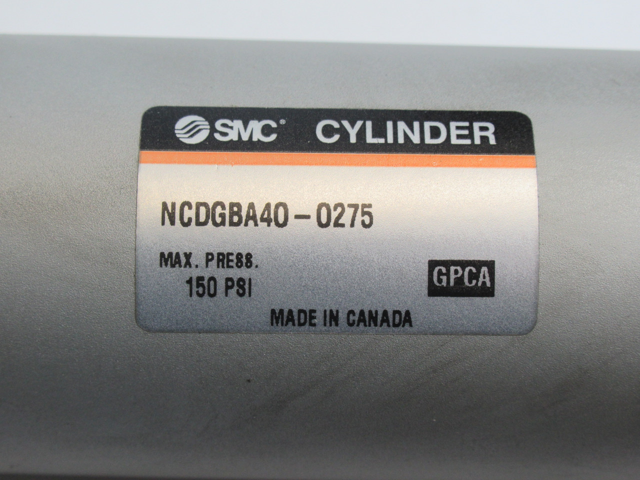 SMC NCDGBA40-0275 Pneumatic Cylinder 40mm Bore 2-3/4" Stroke SHELF WEAR NOP