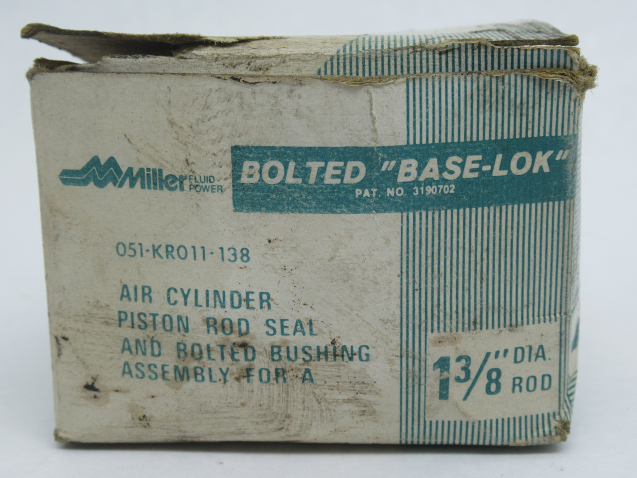 Miller 051-KR011-138 Piston Rod Seal 1-3/8" Rod Diameter SHELF WEAR NEW