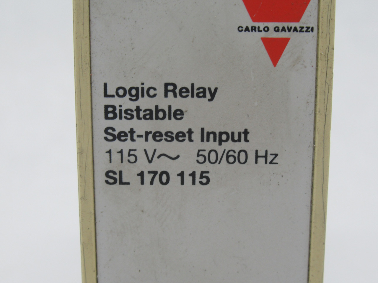 Carlo Gavazzi SL170115 Bistable Logic Relay Set-Reset Input 115VAC 50/60Hz USED