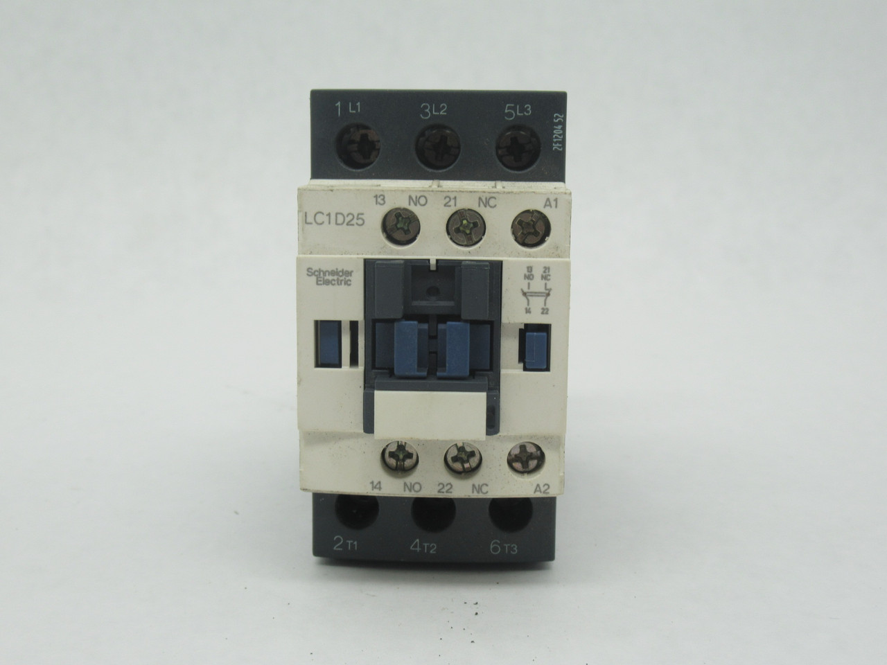 Schneider Electric LC1D25X7 Contactor 600V 50/60Hz 3-Pole 40A USED