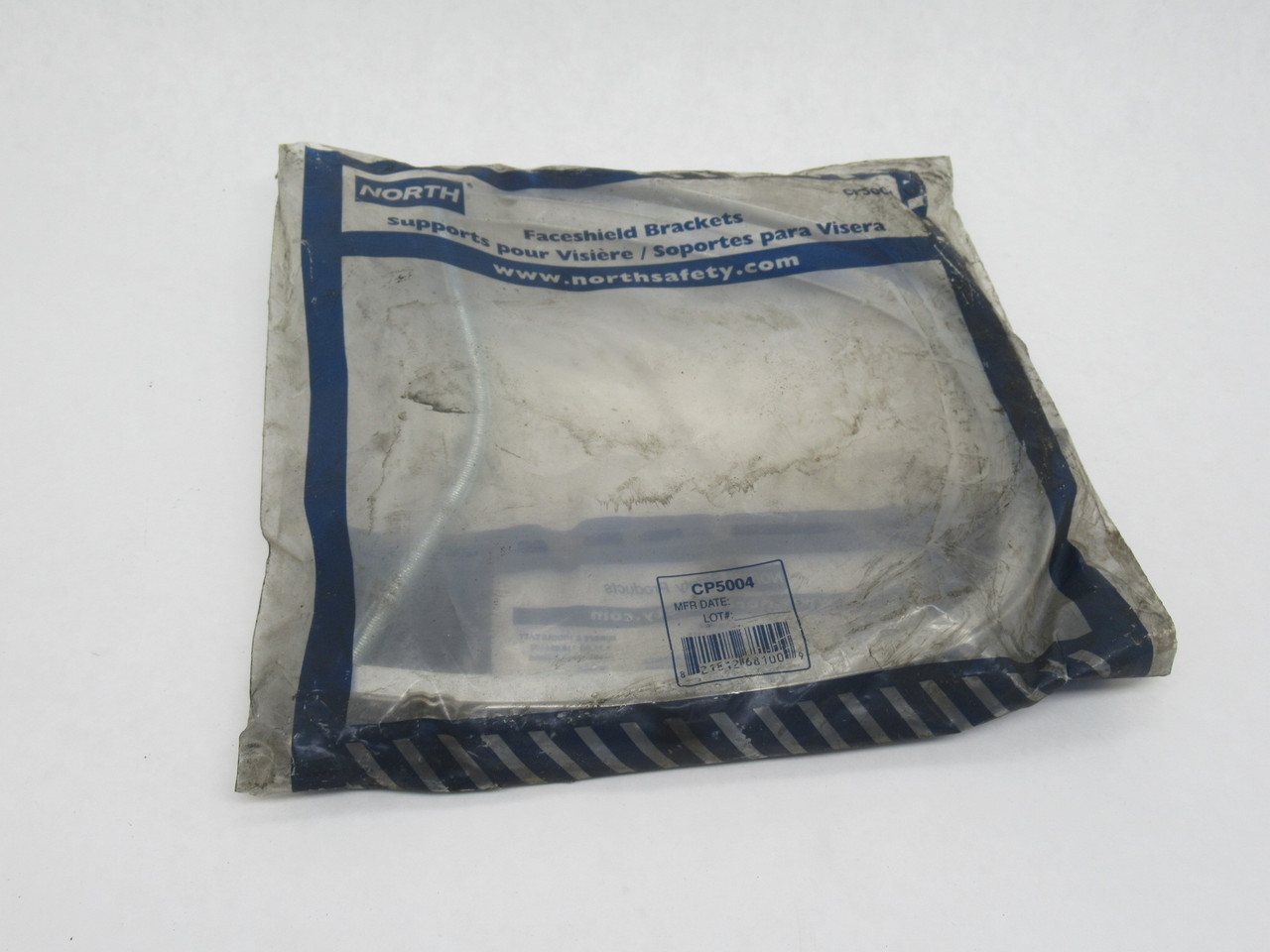 North CP5004 Aluminum Face Shield Bracket for Hard Hat SHELF WEAR NWB