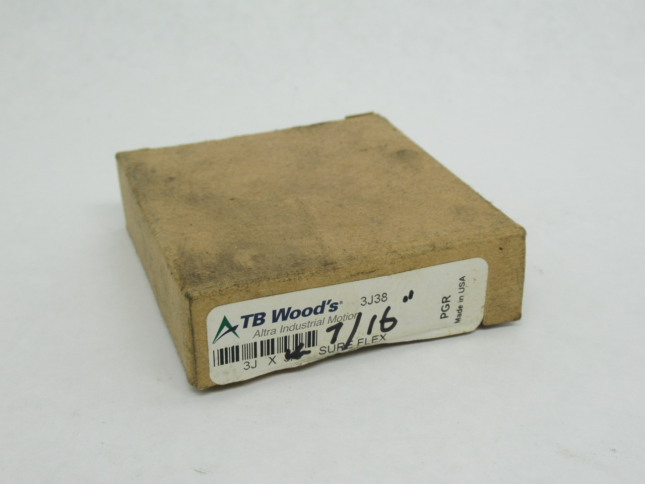 TB Wood's 3J38 3JX3/8 Sleeve Coupling Flange 3/8" Bore WRITING ON BOX NEW