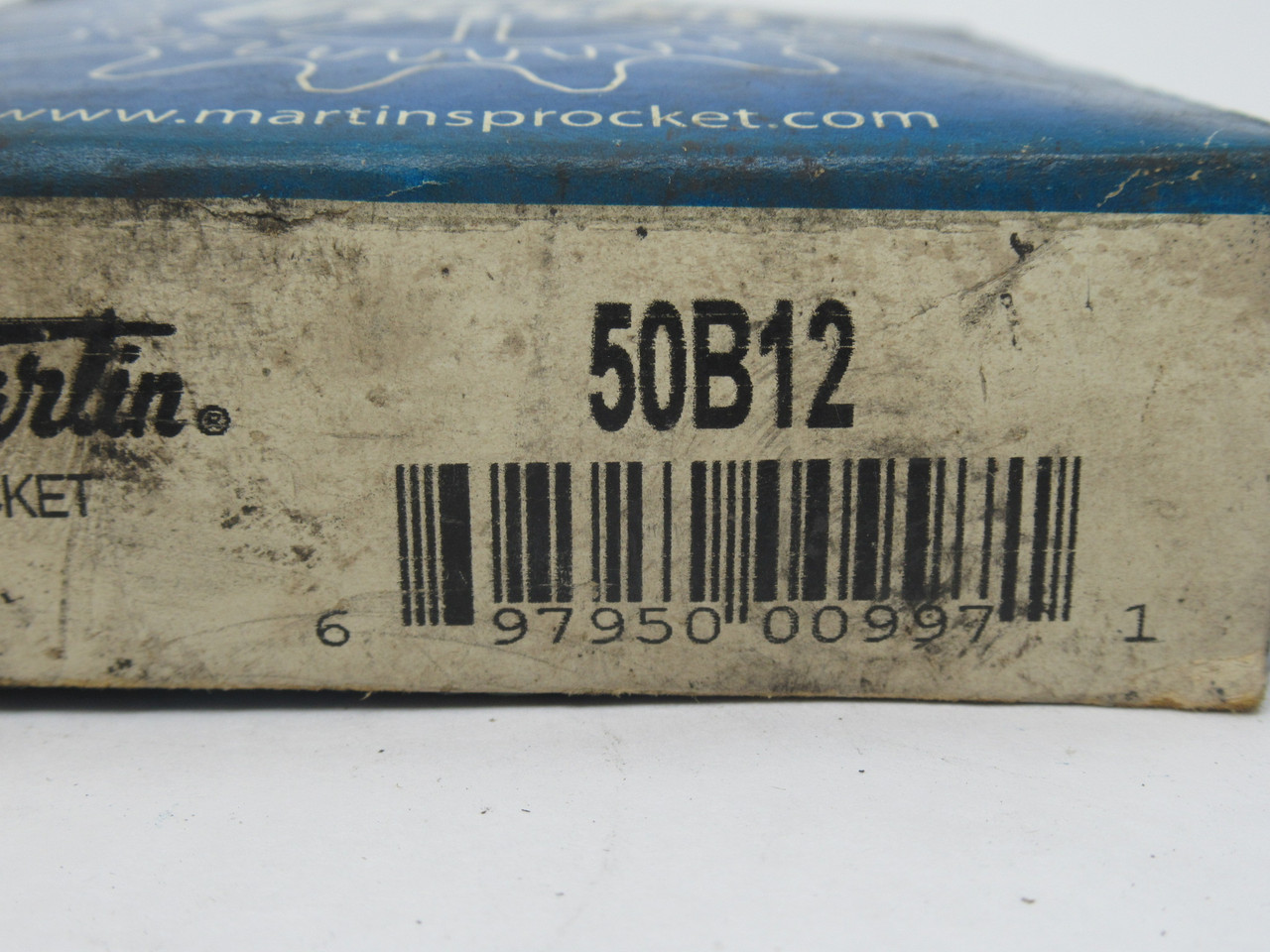 Martin 50B12 Roller Chain Sprocket 5/8" Plain Bore 12T 50 Chain SHELF WEAR NEW