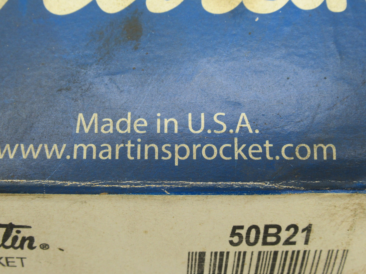 Martin 50B21 Roller Chain Sprocket 3/4" Plain Bore 21T 50 Chain SHELF WEAR NEW