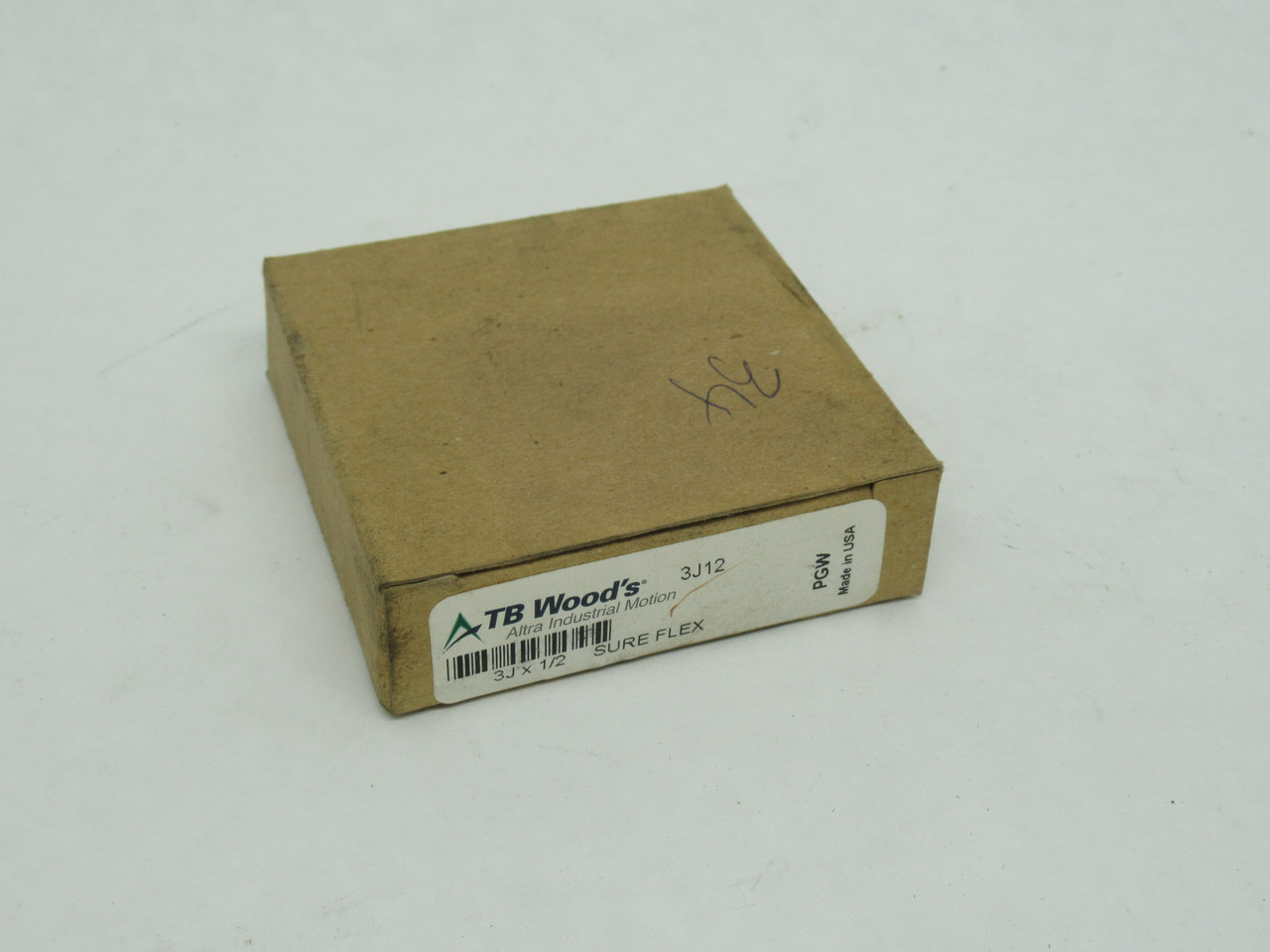 TB Wood's 3J12 Coupling Hub 1/2" Bore 2.062" OD 1-1/2" Hub D 51/64" LTB NEW