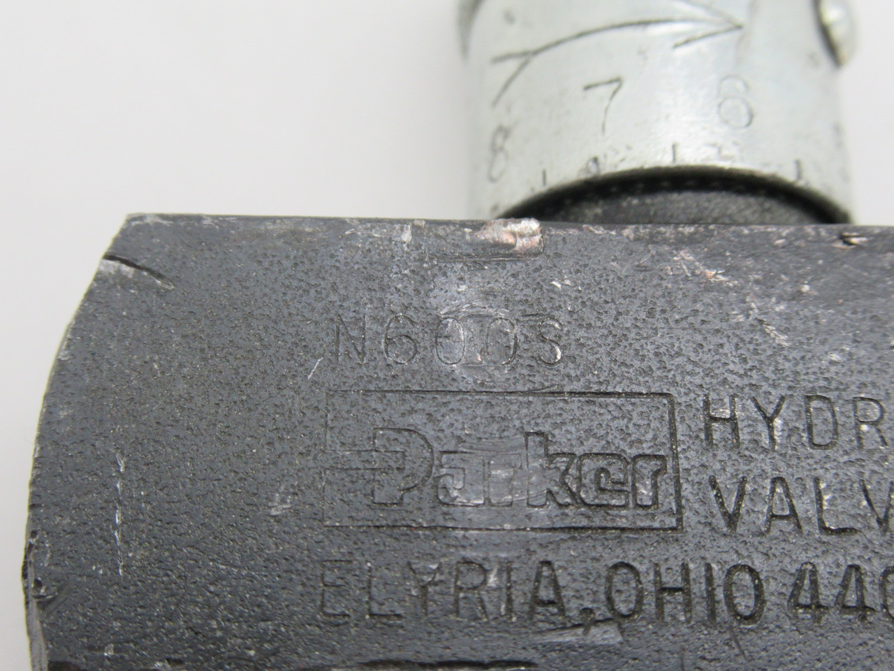 Parker N600S In-Line General Purpose Needle Valve 3/8" NPT 5000 psi USED