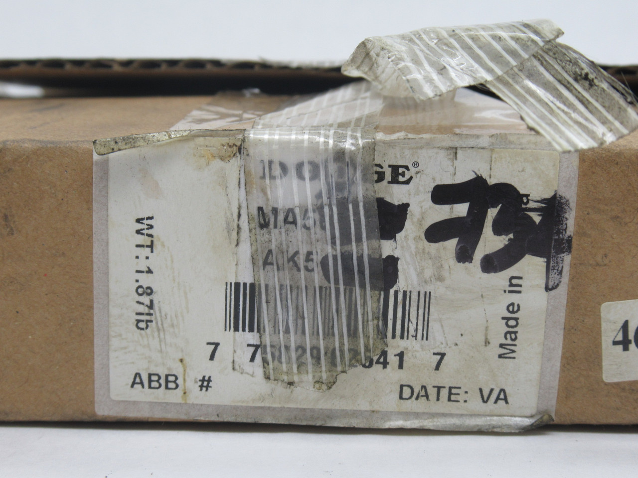 Dodge MA50X5/8 V-Belt Sheave 5/8" Bore 1 Groove 4.95" OD SHELF WEAR NEW