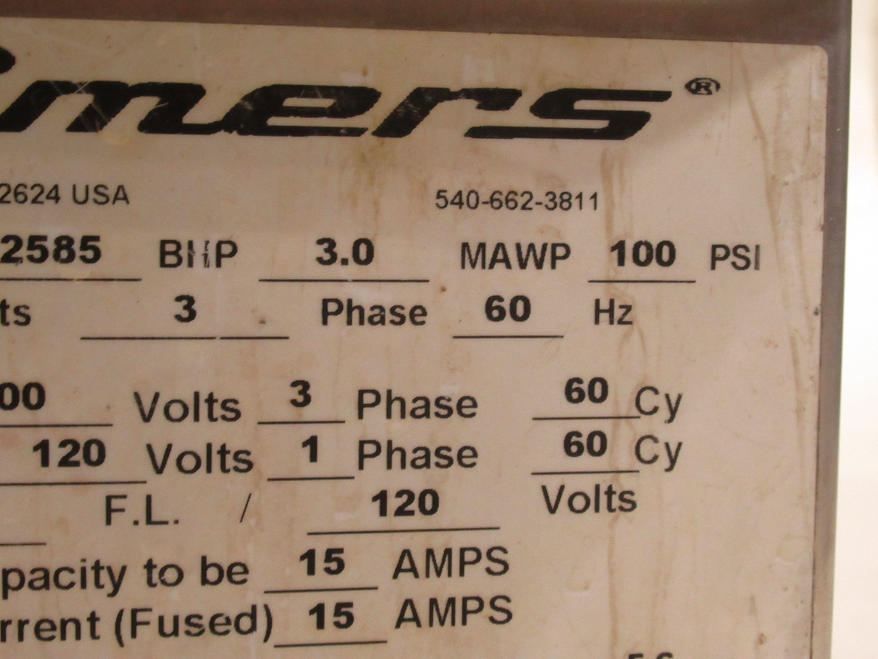 Reimers RH-30 Steam Boiler 30kW 600V 3Ph 60Hz USED