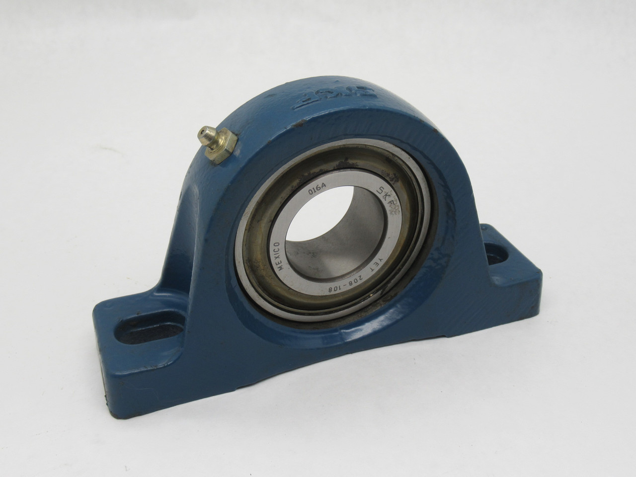 SKF SY1.1/2FM Pillow Block Bearing 2-Bolt 1-1/2" Bore SHELF WEAR/NO COLLAR NOP