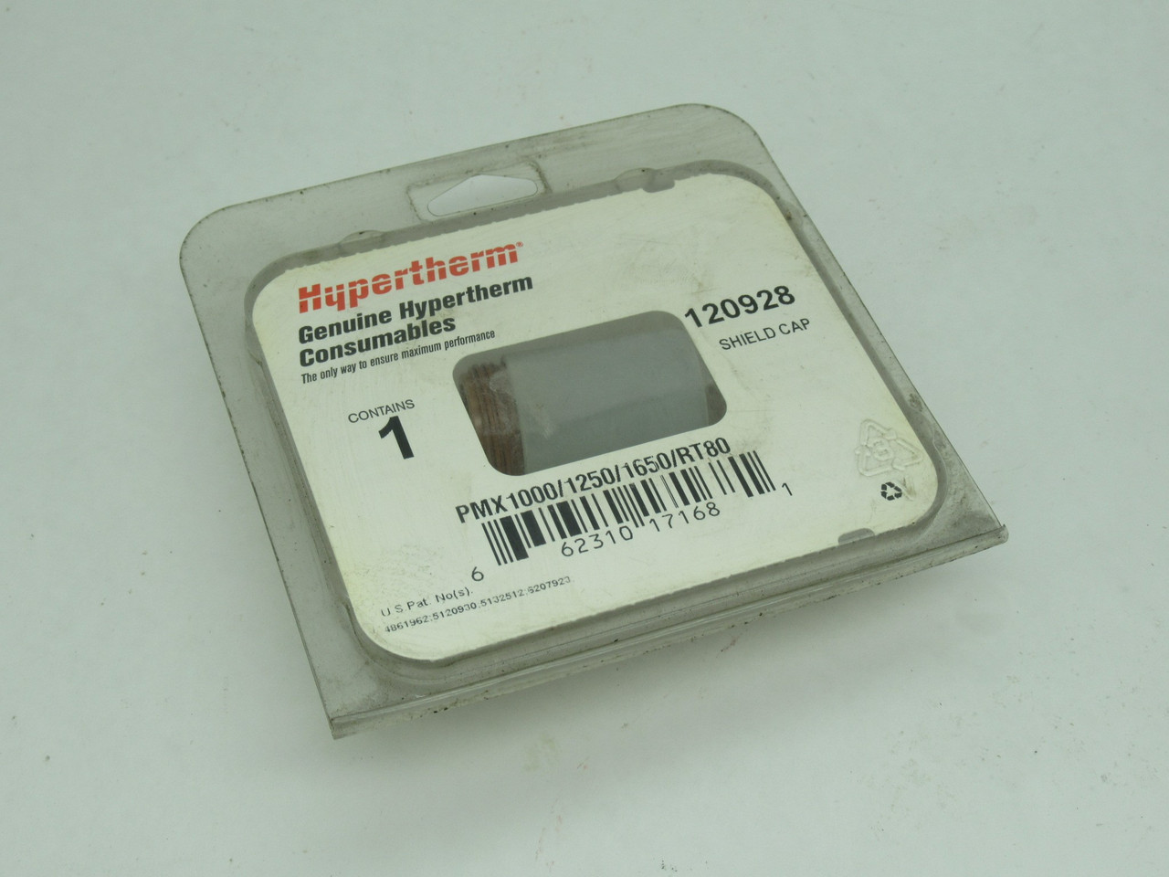 Hypertherm 120928 Shield Cap for PMX1000/1250/1650/RT80 SHELF WEAR NEW