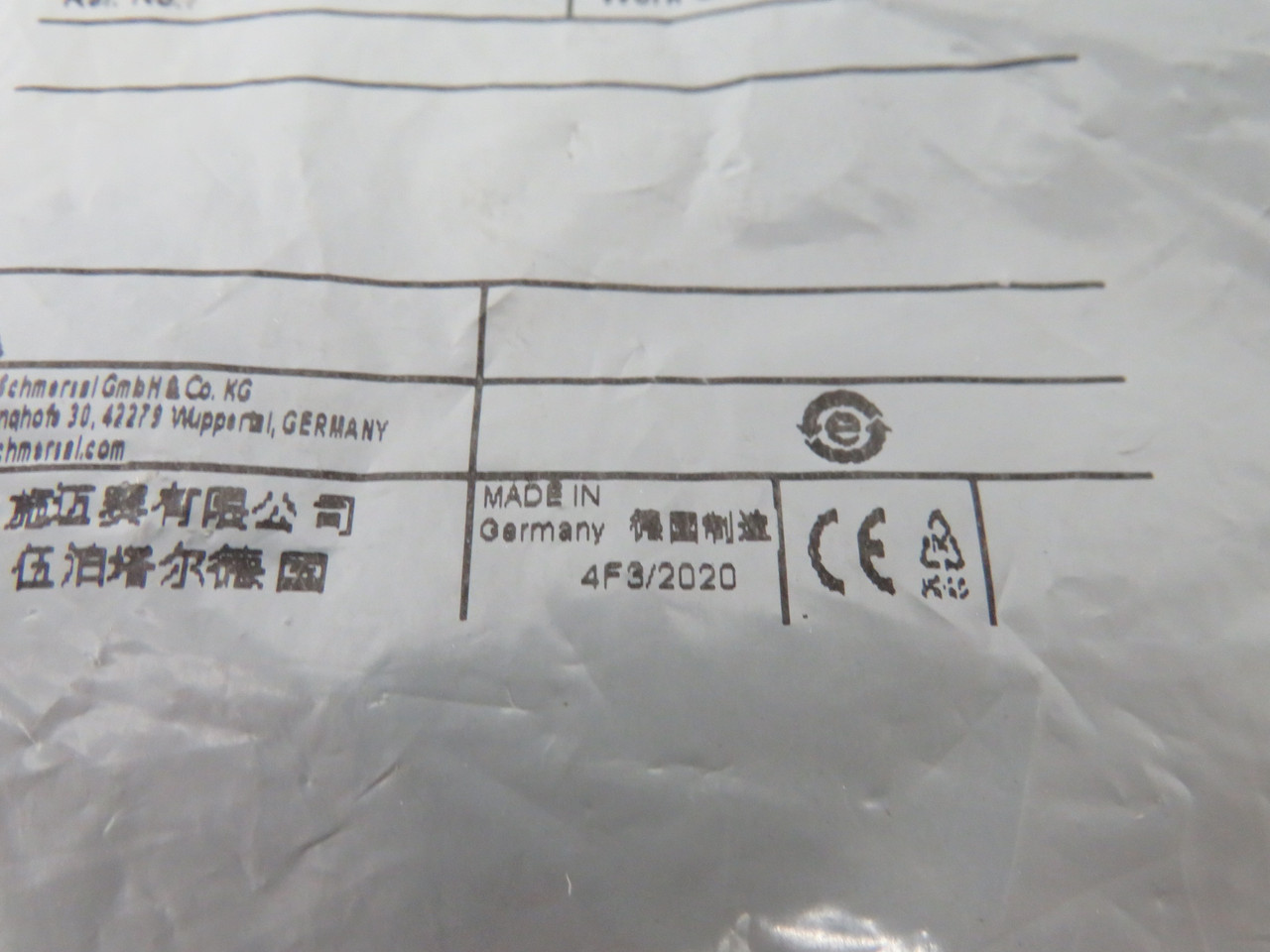 Schmersal 101137434 AZ 15/16-B6 KPL Safety Switch Actuator NWB