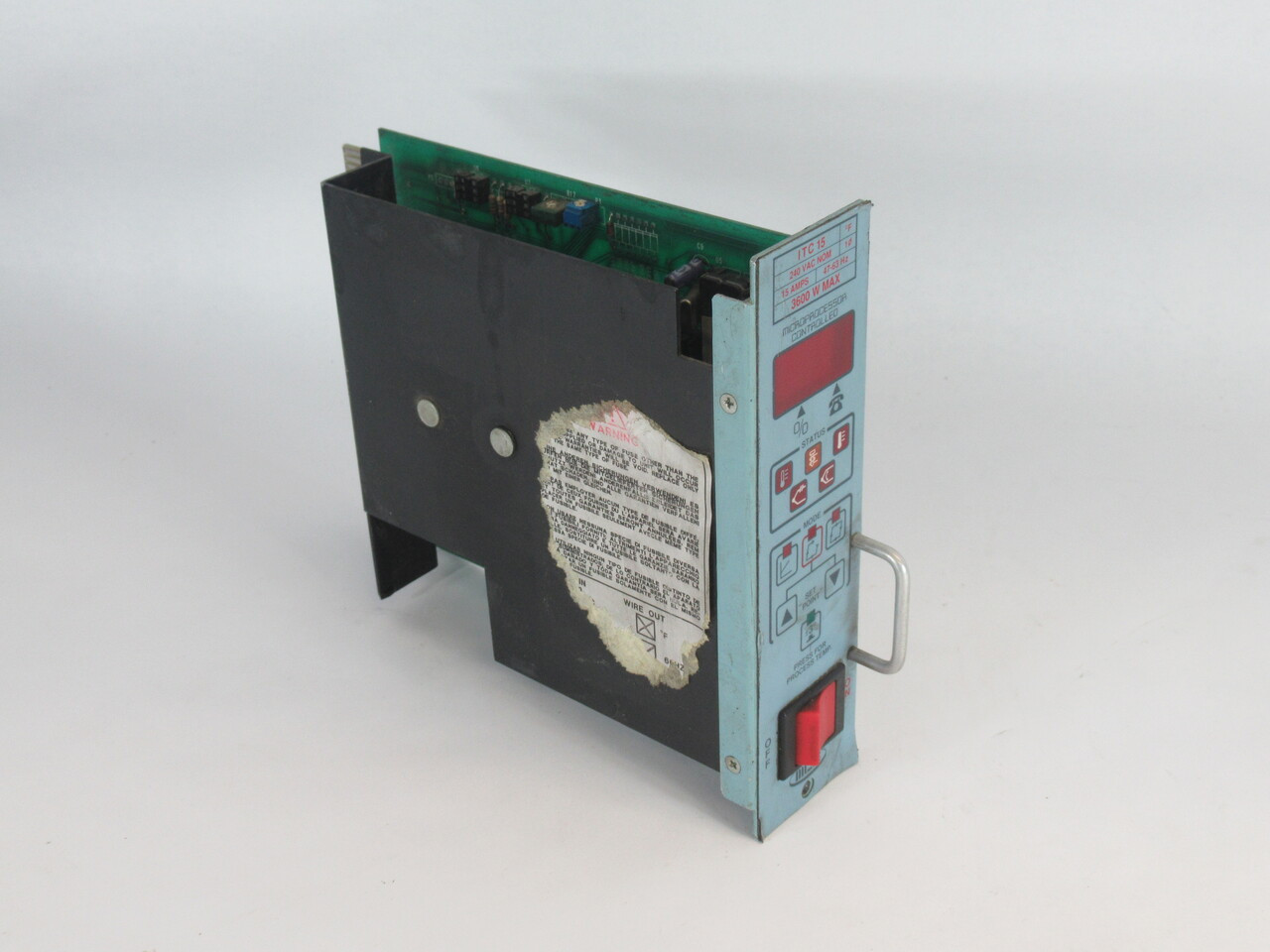 Mold Control Systems ITC-15 Temperature Control 240V 15A 47-63Hz 3600W Max USED