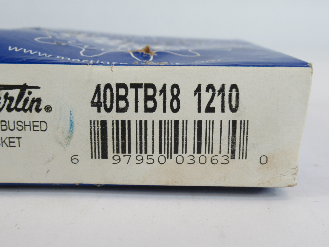 Martin 40BTB18-1210 Taper Brushed Sprocket 0.5-1.25" Bore 18 Teeth DMG BOX NEW