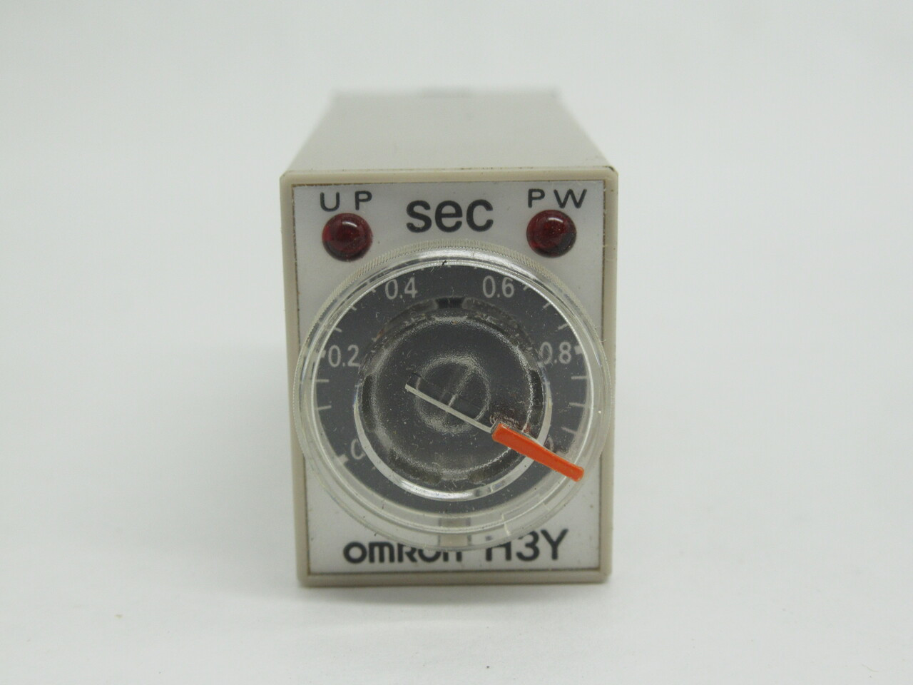 Omron H3Y-2-US DC24 1S Solid-State Timer 24VDC 5A 1S 8-Blade SHELF WEAR NEW