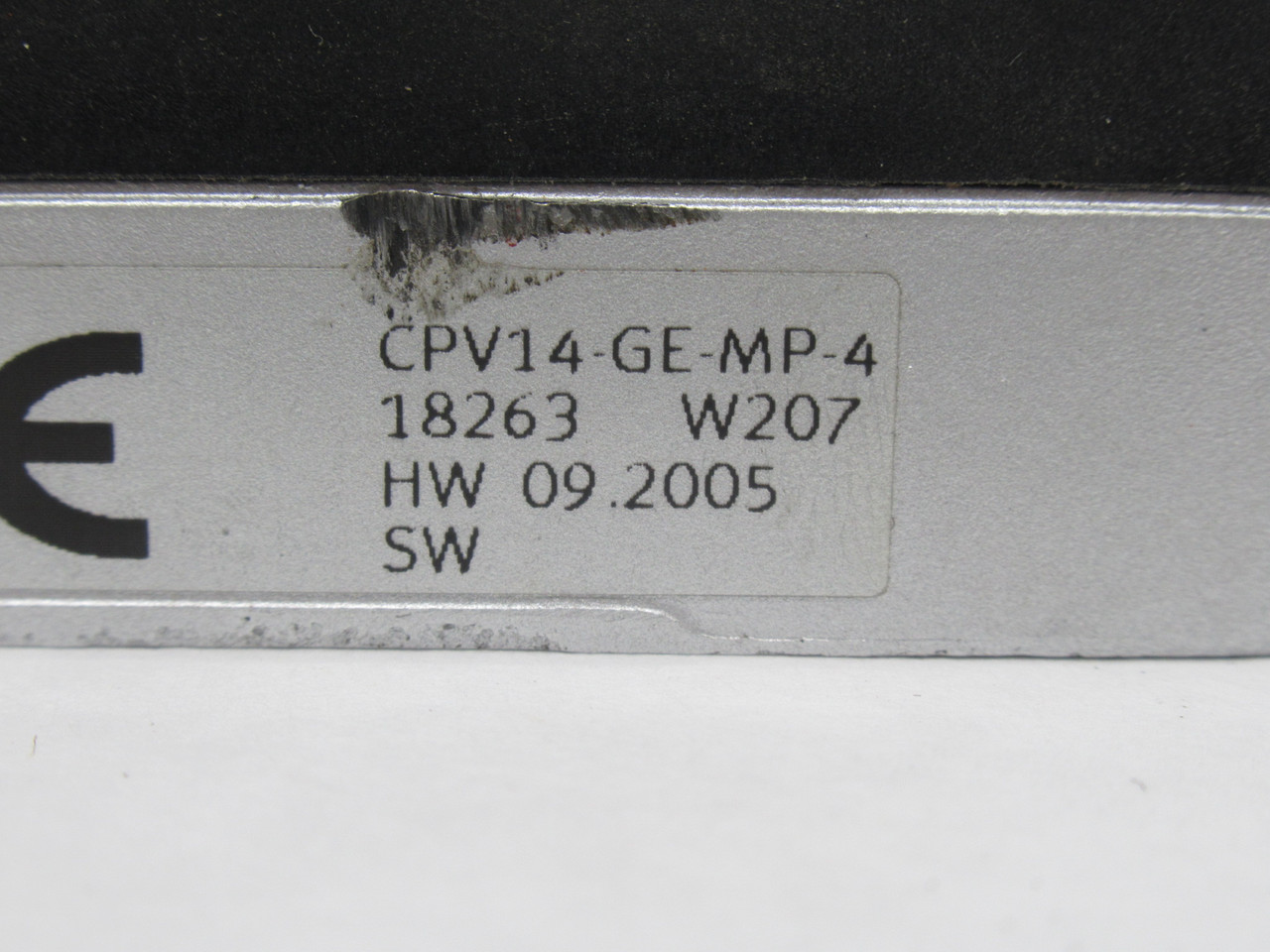 Festo 18263 CPV14-GE-MP-4 Valve Manifold Interface DAMAGED FRAME USED