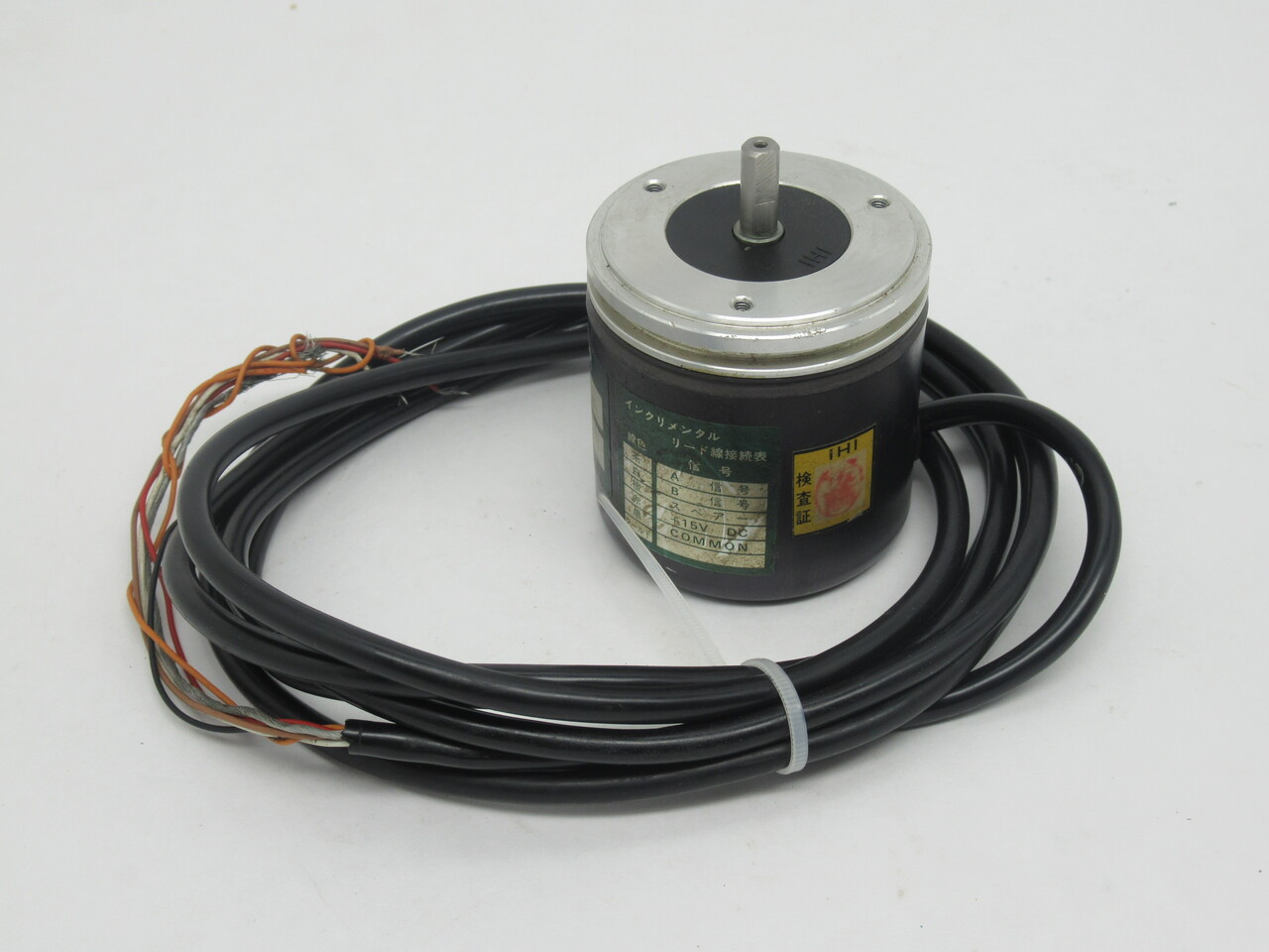 IHI RI-1000-15SJ Rotary Encoder 15VDC 87" Cable SHELF WEAR USED