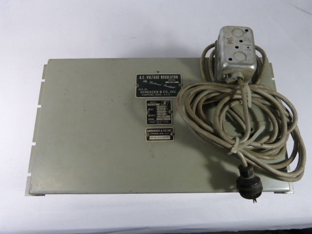 sorensen vra voltage regulator