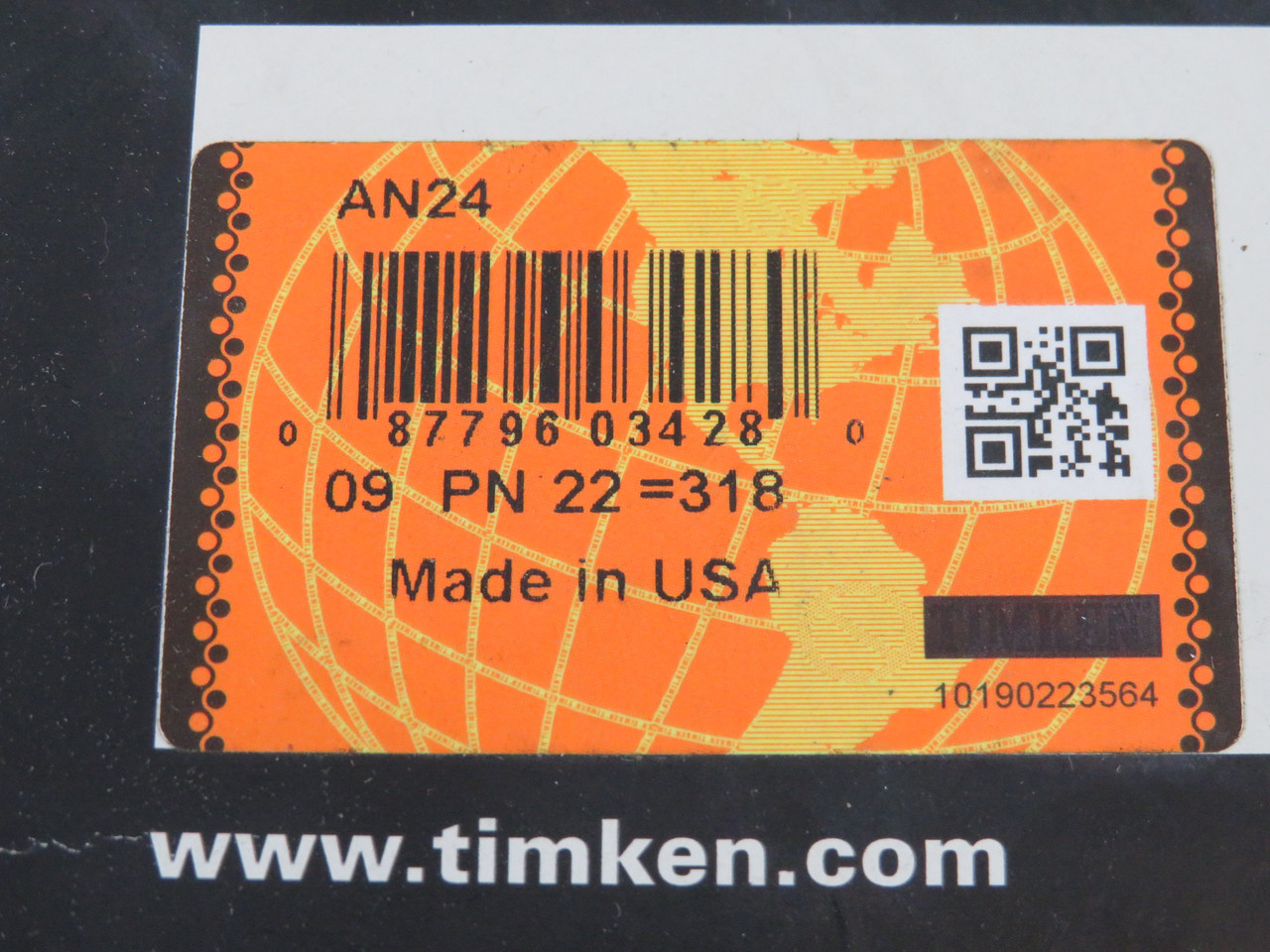 Timken AN24 Bearing Locknut 4.716-12 Thread 6.13"OD WRITING/DMG BOX NEW