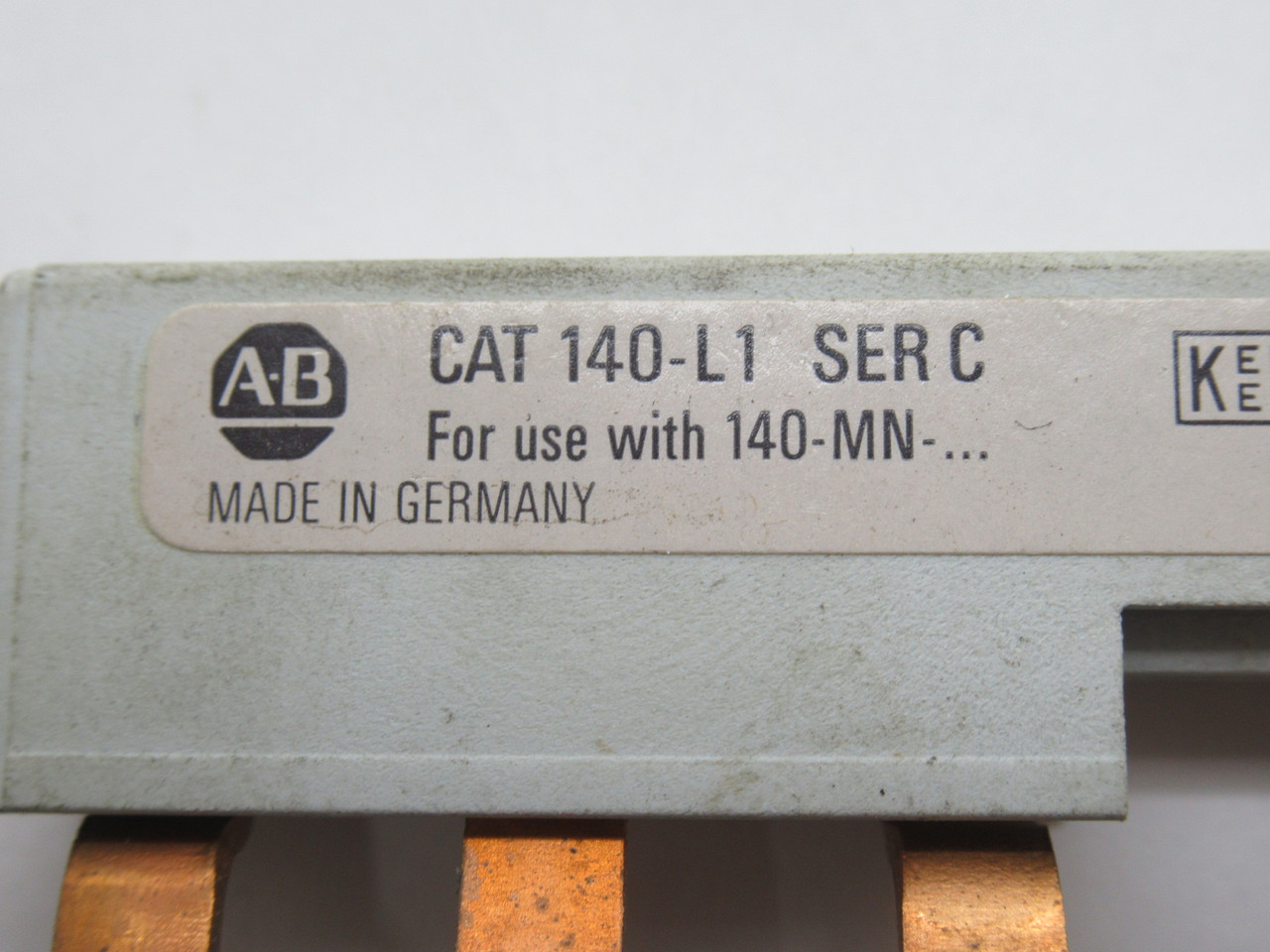 Allen-Bradley 140-L1 Commoning Link Ser. C 600VAC 65A 5-Starters USED